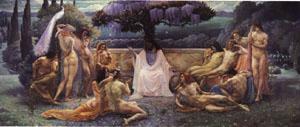 Jean Delville The School of Plato Norge oil painting art